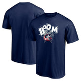 NHL Columbus Blue Jackets Hometown Collection Push Ahead T-Shirt - Navy