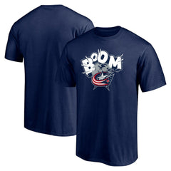 NHL Columbus Blue Jackets Hometown Collection Push Ahead T-Shirt - Navy