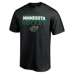 NHL Minnesota Wild Gain Ground T-Shirt - Black