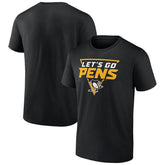 NHL Pittsburgh Penguins Ice Cluster T-Shirt - Black