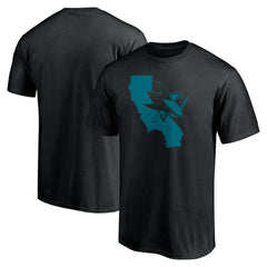 NHL San Jose Sharks Hometown Collection Push Ahead T-Shirt - Black