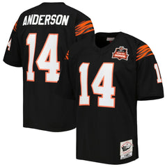 NFL Ken Anderson Cincinnati Bengals 1981 Authentic Throwback Retired Player Jersey - Black for sale