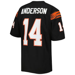 NFL Ken Anderson Cincinnati Bengals 1981 Authentic Throwback Retired Player Jersey - Black for sale
