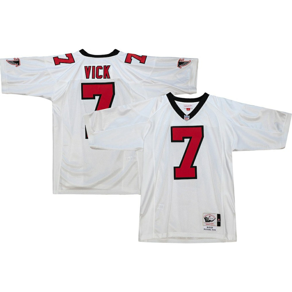 NFL Michael Vick Atlanta Falcons 2001 Authentic Throwback Retired Player Jersey - White outlet