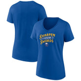 NHL Buffalo Sabres Women's Active Edge V-Neck T-Shirt - Royal