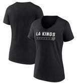 NHL Los Angeles Kings Women's Primary Play V-Neck T-Shirt - Black
