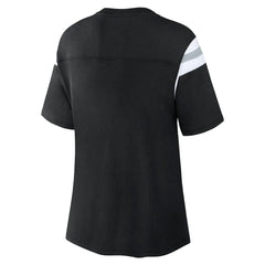 Las Vegas Raiders Women's Earned Stripes T-Shirt Black