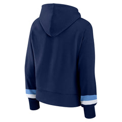 Tennessee Titans Women's Over Under Pullover Hoodie Navy