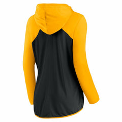Pittsburgh Steelers Women's Forever Fan Full-Zip Hoodie Black/Gold