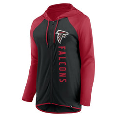 Atlanta Falcons Women's Forever Fan Full-Zip Hoodie Black/Red
