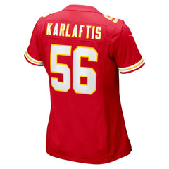 NFL George Karlaftis Kansas City Chiefs Women's Game Player Jersey - Red