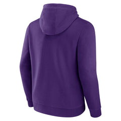 Minnesota Vikings Primary Team Logo Fitted Pullover Hoodie Purple