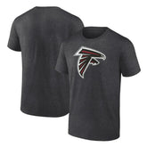 Atlanta Falcons Primary Logo T-Shirt Heather Charcoal