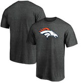 Denver Broncos Primary Logo T-Shirt Heather Charcoal