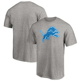 Detroit Lions Primary Logo T-Shirt Heather Gray