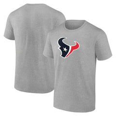 Houston Texans Primary Logo T-Shirt Heather Gray