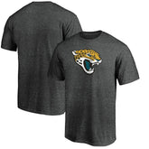 Jacksonville Jaguars Primary Logo T-Shirt Heather Charcoal