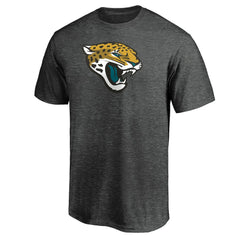 Jacksonville Jaguars Primary Logo T-Shirt Heather Charcoal