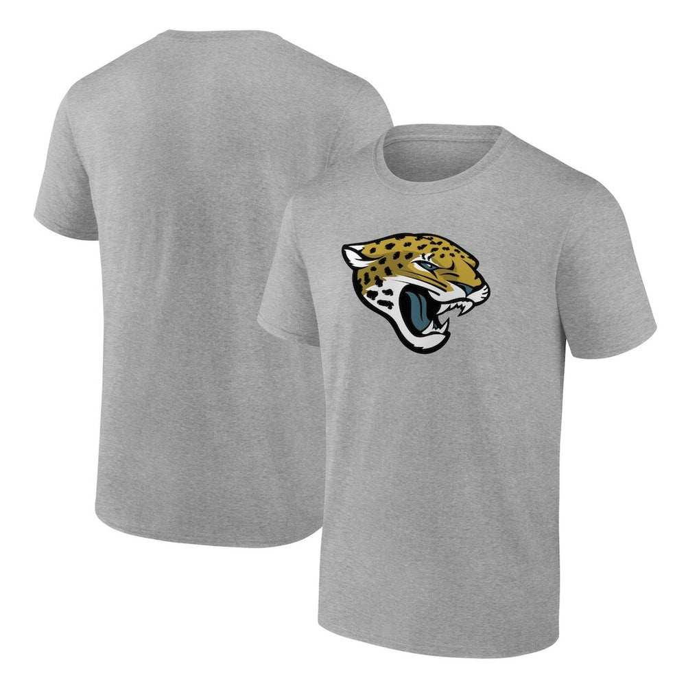 Jacksonville Jaguars Primary Logo T-Shirt Heather Gray