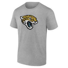 Jacksonville Jaguars Primary Logo T-Shirt Heather Gray