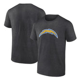 Los Angeles Chargers Primary Logo T-Shirt Heather Charcoal