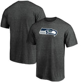Seattle Seahawks Primary Logo T-Shirt Heather Charcoal