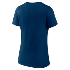 Chicago Bears Women's Primary Team Logo V-Neck T-Shirt Navy
