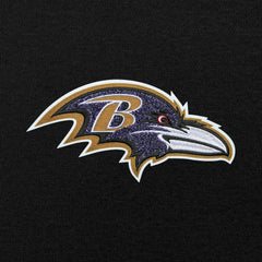 Baltimore Ravens Antigua Victory Chenille Pullover Hoodie Black