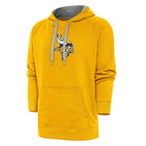 Minnesota Vikings Antigua Victory Chenille Pullover Hoodie Gold