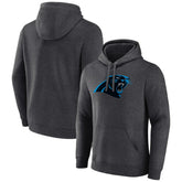 Carolina Panthers Primary Team Logo Fitted Pullover Hoodie Charcoal