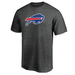 Buffalo Bills Primary Logo T-Shirt Heather Charcoal