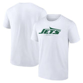 New York Jets Logo Team Lockup T-Shirt White