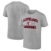 Cleveland Guardians Heart and Soul T-Shirt - Heather Gray T-shirts