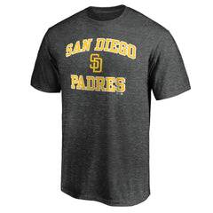 San Diego Padres Heart and Soul Team T-Shirt - Charcoal T-shirts