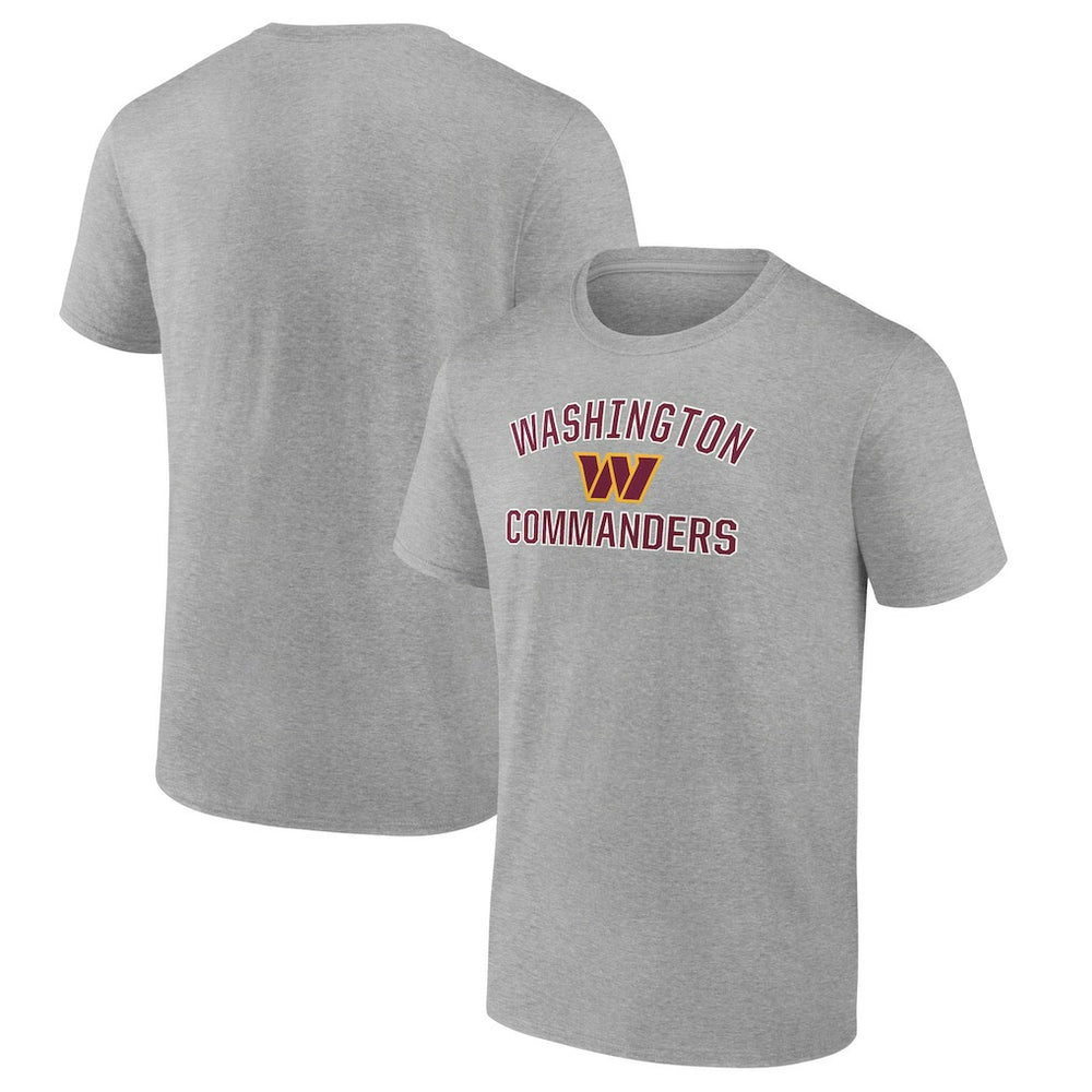 Washington Commanders Victory Arch T-Shirt Heather Gray