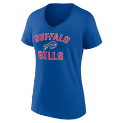 Buffalo Bills Women's Victory Arch Team V-Neck T-Shirt Royal