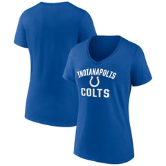 Indianapolis Colts Women's Victory Arch Team V-Neck T-Shirt Royal