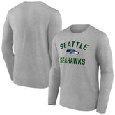 Seattle Seahawks Victory Arch Long Sleeve T-Shirt Gray