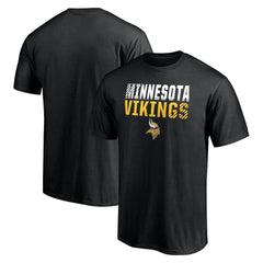 Minnesota Vikings Team Fade Out T-Shirt Black