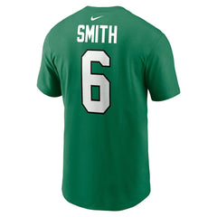 DeVonta Smith Philadelphia Eagles Alternate Player Name & Number T-Shirt Kelly Green