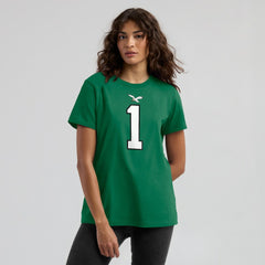 Jalen Hurts Philadelphia Eagles Women's Player Name & Number T-Shirt Kelly Green