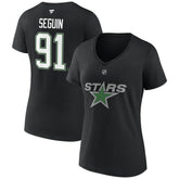 NHL Tyler Seguin Dallas Stars Fanatics Women's Special Edition 2.0 Name & Number V-Neck T-Shirt - Black