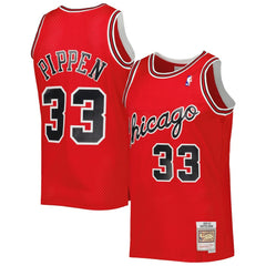 NBA Scottie Pippen Chicago Bulls Hardwood Classics 2003-04 Swingman Jersey sale - Red