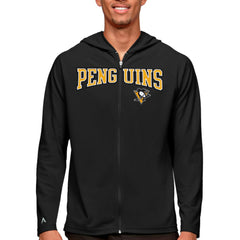 NHL Pittsburgh Penguins Antigua Legacy Full-Zip Hoodie - Black