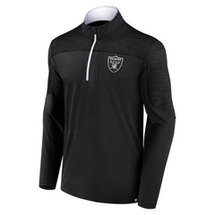 Las Vegas Raiders Defender Half-Zip Top Black