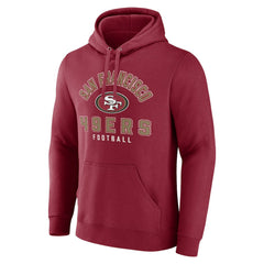 San Francisco 49ers Between the Pylons Pullover Hoodie Scarlet