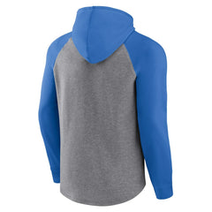Los Angeles Chargers Favorite Arch Raglan Pullover Hoodie Heather Gray