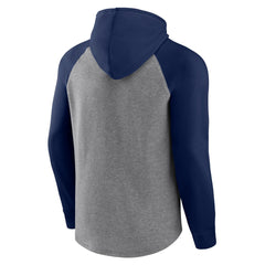 Tennessee Titans Favorite Arch Raglan Pullover Hoodie Heather Gray