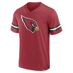 Arizona Cardinals Jersey Tackle V-Neck T-Shirt Cardinal
