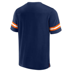 Denver Broncos Jersey Tackle V-Neck T-Shirt Navy